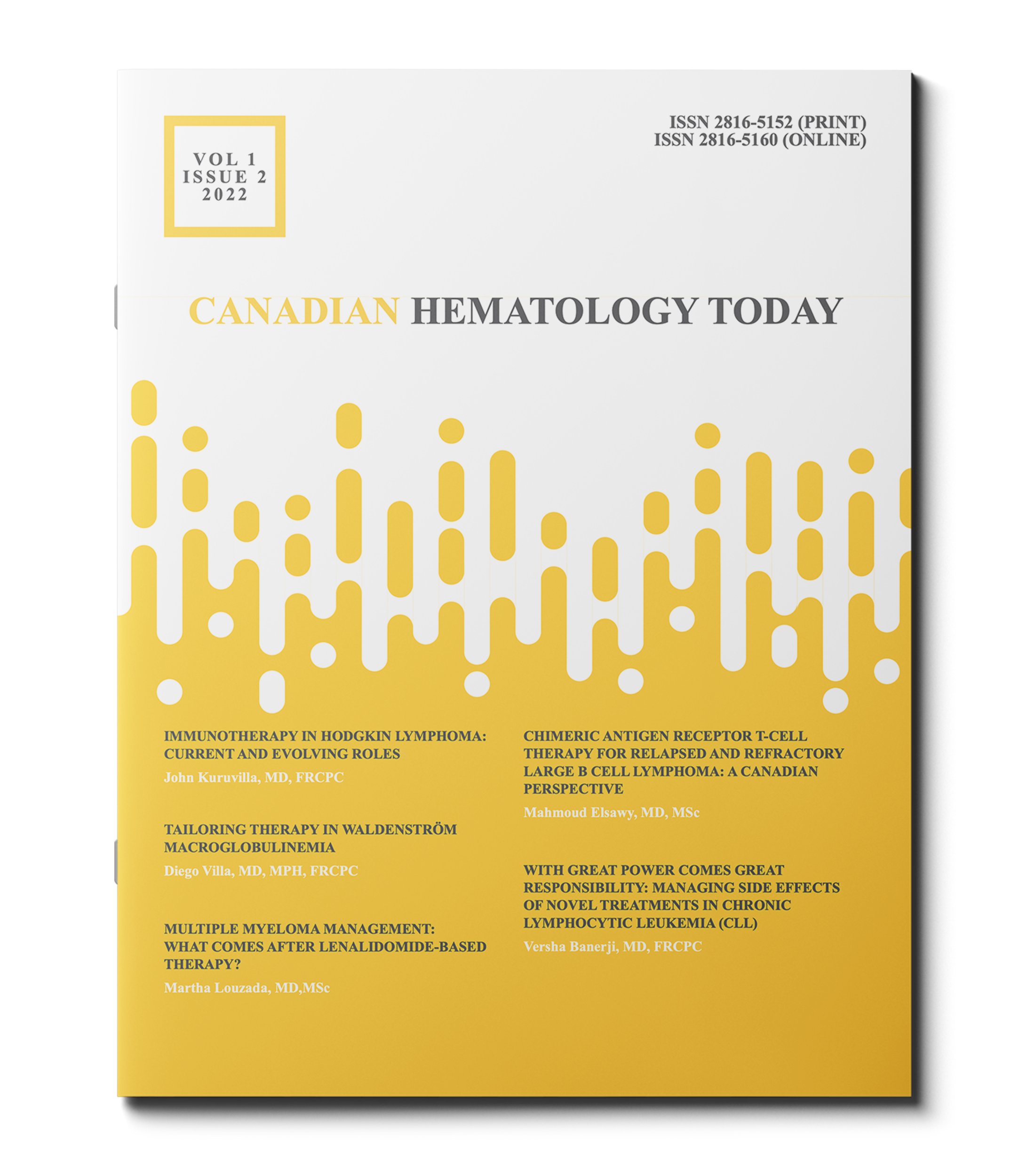 Canadian Hematology Today cover